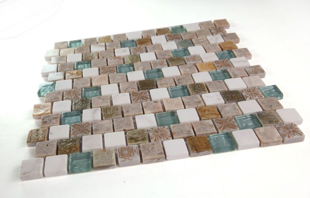 Selene Summer Square Mosaic Wall Tile-Mixed Mosaic-American Tile Depot