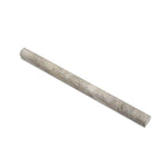 Silver Travertine Honed 3/4 X 12 Bullnose Liner-Travertine Molding/Trim-American Tile Depot