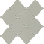 Sultan Beige Frosted Arabesque Glass Mosaic Tile-Glass Mosaic-American Tile Depot