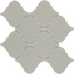 Sultan Beige Frosted Arabesque Glass Mosaic Tile-Glass Mosaic-American Tile Depot