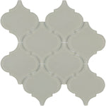 Sultan Beige Frosted Arabesque Glass Mosaic Tile-Glass Mosaic-American Tile Depot