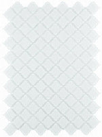 Sultan White Shining Glossy Arabesque Glass Mosaic Tile-Glass Mosaic-American Tile Depot