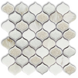 Oasis Calacatta Arabesque Mosaic Wall Tile