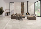 12 X 25 Sunstone Grey Lappato Stone Look Polished Porcelain Tile