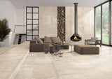 12 X 25 Sunstone Sand Lappato Stone Look Polished Porcelain Tile