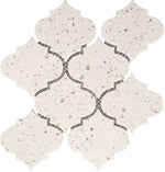 Terrazzo Gold Marble Polished 4" Morocco Mosaic Tile-Marble Mosaic-American Tile Depot