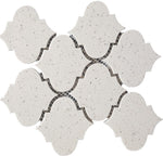 Terrazzo Silver Marble Polished 4" Morocco Mosaic Tile-Marble Mosaic-American Tile Depot