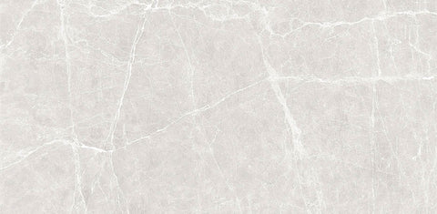 24 X 48 Terre White Polished Marble Look Porcelain Tile