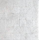 Precious Stone Textured Thassos Square Marble Mosaic Tile