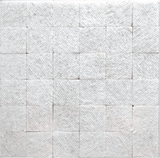 Precious Stone Textured Thassos Square Marble Mosaic Tile