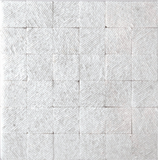 Precious Stone Textured Thassos Square Marble Mosaic Tile