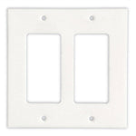 Thassos White Marble Double Rocker Switch Wall Plate / Switch Plate / Cover - Honed-Marble Wall/Switch Plate-American Tile Depot