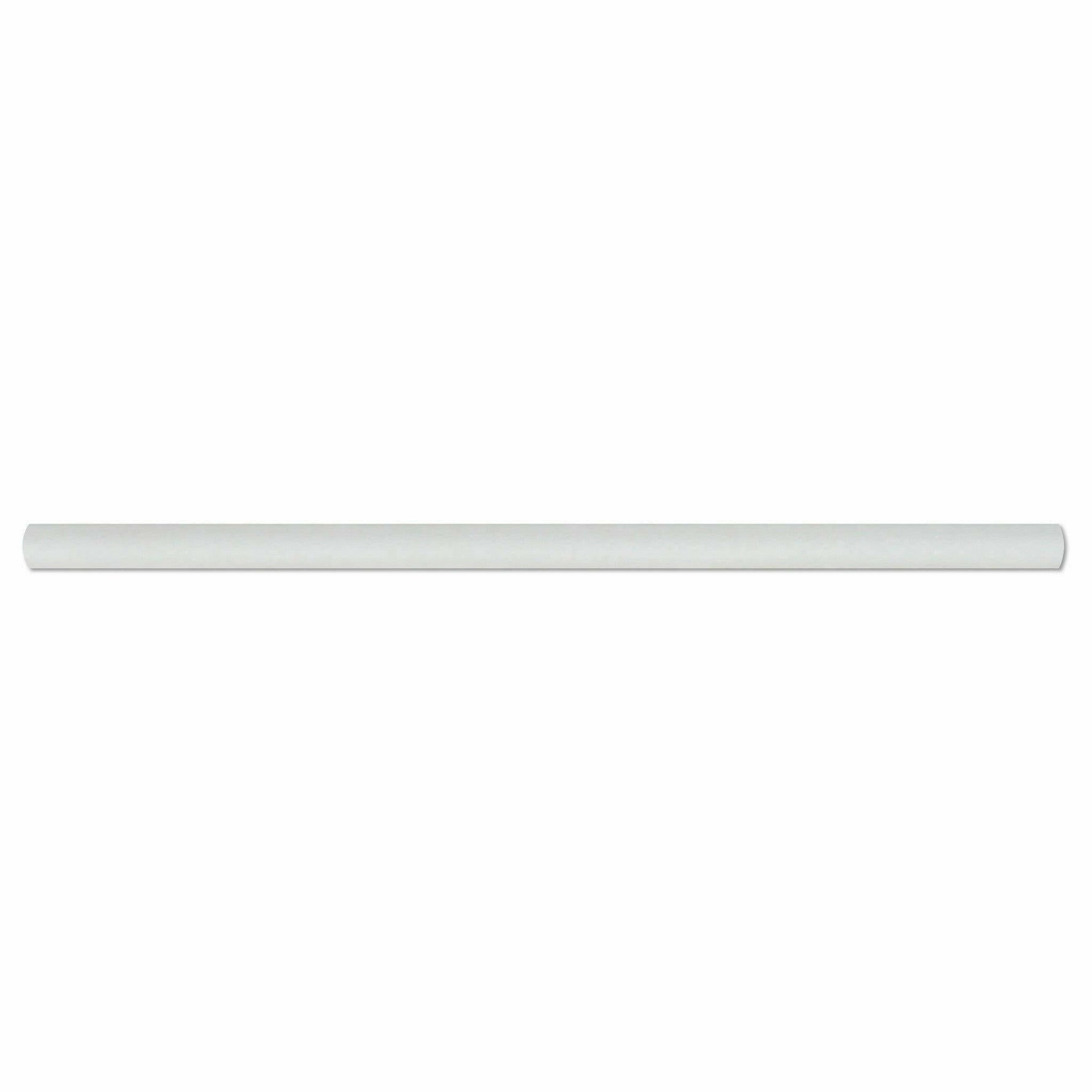 Thassos White Marble Honed 1/2 X 12 Pencil Liner-Marble Molding/Trim-American Tile Depot