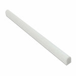 Thassos White Marble Honed 1/2 X 12 Pencil Liner-Marble Molding/Trim-American Tile Depot