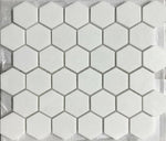 Thassos White Marble Honed 2" Hexagon Mosaic Tile-Marble Mosaic-American Tile Depot