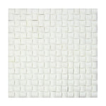 Thassos White Marble Honed 3D Small Bread Mosaic Tile-Marble Mosaic-American Tile Depot