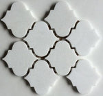 Thassos White Marble Honed 4" Morocco Mosaic Tile-Marble Mosaic-American Tile Depot