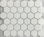 Thassos White Marble Polished 2" Hexagon Mosaic Tile-Marble Mosaic-American Tile Depot