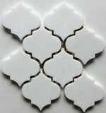 Thassos White Marble Polished 4" Morocco Mosaic Tile-Marble Mosaic-American Tile Depot