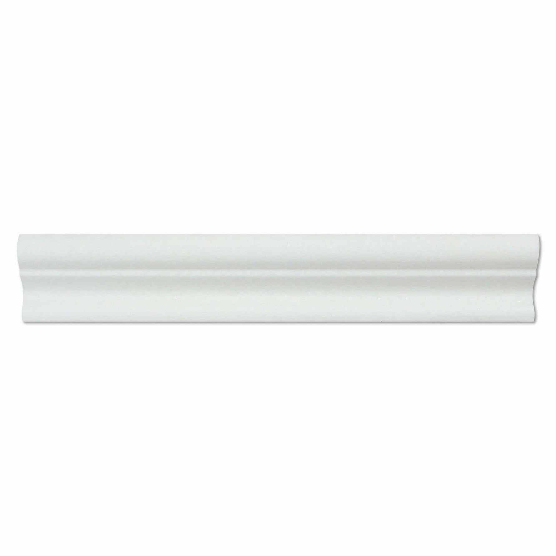 Thassos White Marble Polished Crown - Mercer Molding Trim-Marble Molding/Trim-American Tile Depot