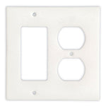 Thassos White Marble Rocker Duplex Switch Wall Plate / Switch Plate / Cover - Honed-Marble Wall/Switch Plate-American Tile Depot