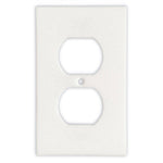 Thassos White Marble Single Duplex Switch Wall Plate / Switch Plate / Cover - Polished-Marble Wall/Switch Plate-American Tile Depot