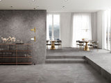 24 X 48 Tune Lava Matte & Grip Limestone Look Porcelain Tile