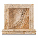 Valencia Travertine Hand-Made Custom Shampoo Niche / Shelf - SMALL - Honed-Accessories-American Tile Depot