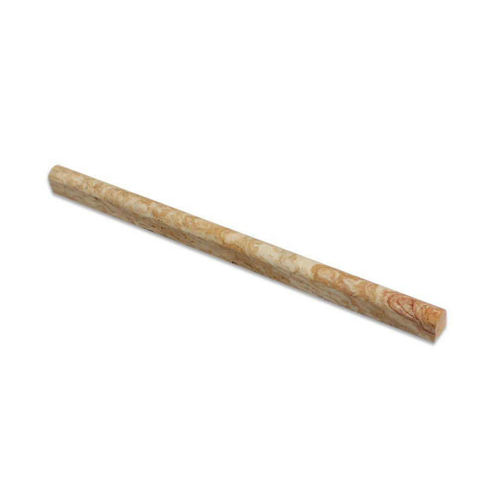 Valencia Travertine Honed 1/2 X 12 Pencil Liner-Travertine Molding/Trim-American Tile Depot