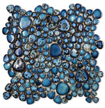 Venus Night Lake Pebble Porcelain Mosaic Tile-Porcelain Mosaic-American Tile Depot