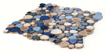 Venus Night Seaside Pebble Porcelain Mosaic Tile-Porcelain Mosaic-American Tile Depot