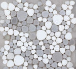 Venus Noon Dusk Pebble Porcelain Mosaic Tile-Porcelain Mosaic-American Tile Depot