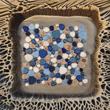 Venus Night Seaside Pebble Porcelain Mosaic Tile