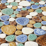 Venus Noon Forest Pebble Porcelain Mosaic Tile