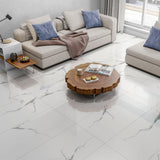 24 X 48 Sivas Statuario Semi-Polished Marble Look Porcelain Tile