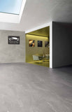 24 X 48 Waystone Grey Matte Limestone Look Porcelain Tile