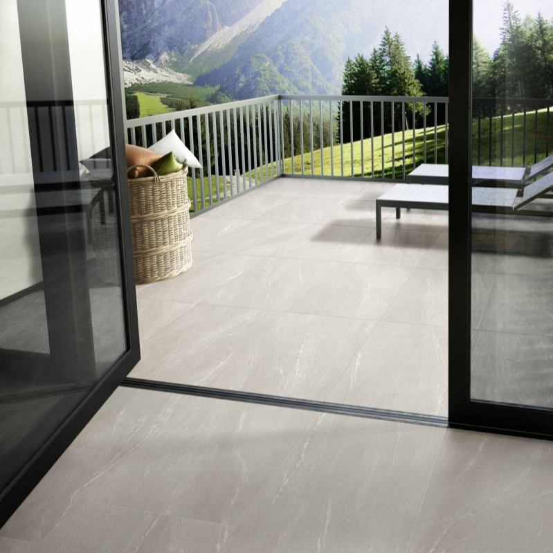 12 X 24 Waystone Pearl Matte Limestone Look Porcelain Tile