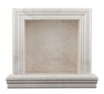 White Pearl Marble Hand-Made Custom Shampoo Niche / Shelf - SMALL - Polished-Accessories-American Tile Depot