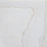 12 X 12 Premium White Onyx CROSS-CUT Polished Field Tile