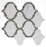 Grace Precious Mirror Arabesque Waterjet Mosaic Wall Tile