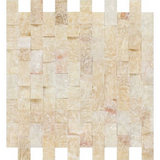 1 X 2 Honey Onyx Split-Faced Brick Mosaic Tile