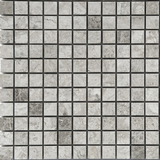 1 X 1 Tundra Gray (Atlantic Gray) Marble Polished Mosaic Tile