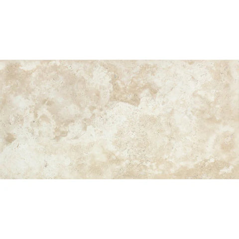 12 X 24 Durango Cream Travertine Cross Cut Honed Tile