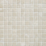 1 X 1 Diano Royal ( Queen Beige ) Marble Polished Mosaic Tile