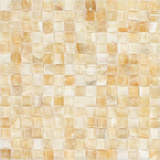 Honey Onyx Polished 3D Small Bread Mosaic Tile