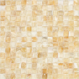 Honey Onyx Polished 3D Small Bread Mosaic Tile