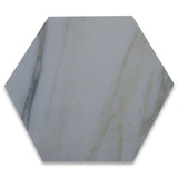 Calacatta Gold Marble Polished 6" Hexagon Tile