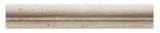 Ivory Travertine Honed OG-1 Chair Rail Molding Trim