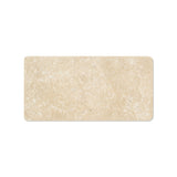 3 X 6 Durango Cream Travertine Tumbled Subway Brick Field Tile