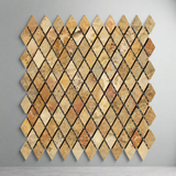 Scabos Travertine 1" Diamond Tumbled Mosaic Tile